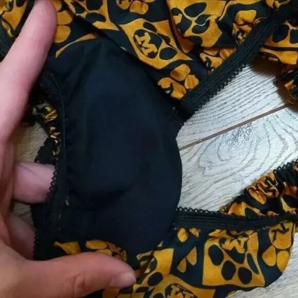 Vintage Merge Left silk string Panties Mizzou tiger paw Univ of Missouri S NWT - Picture 3 of 7